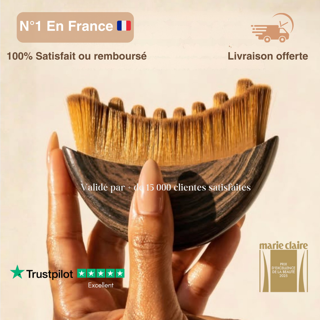 Brosse de drainage lymphatique