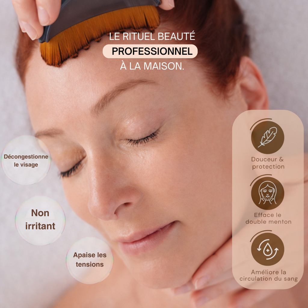 Brosse de drainage lymphatique